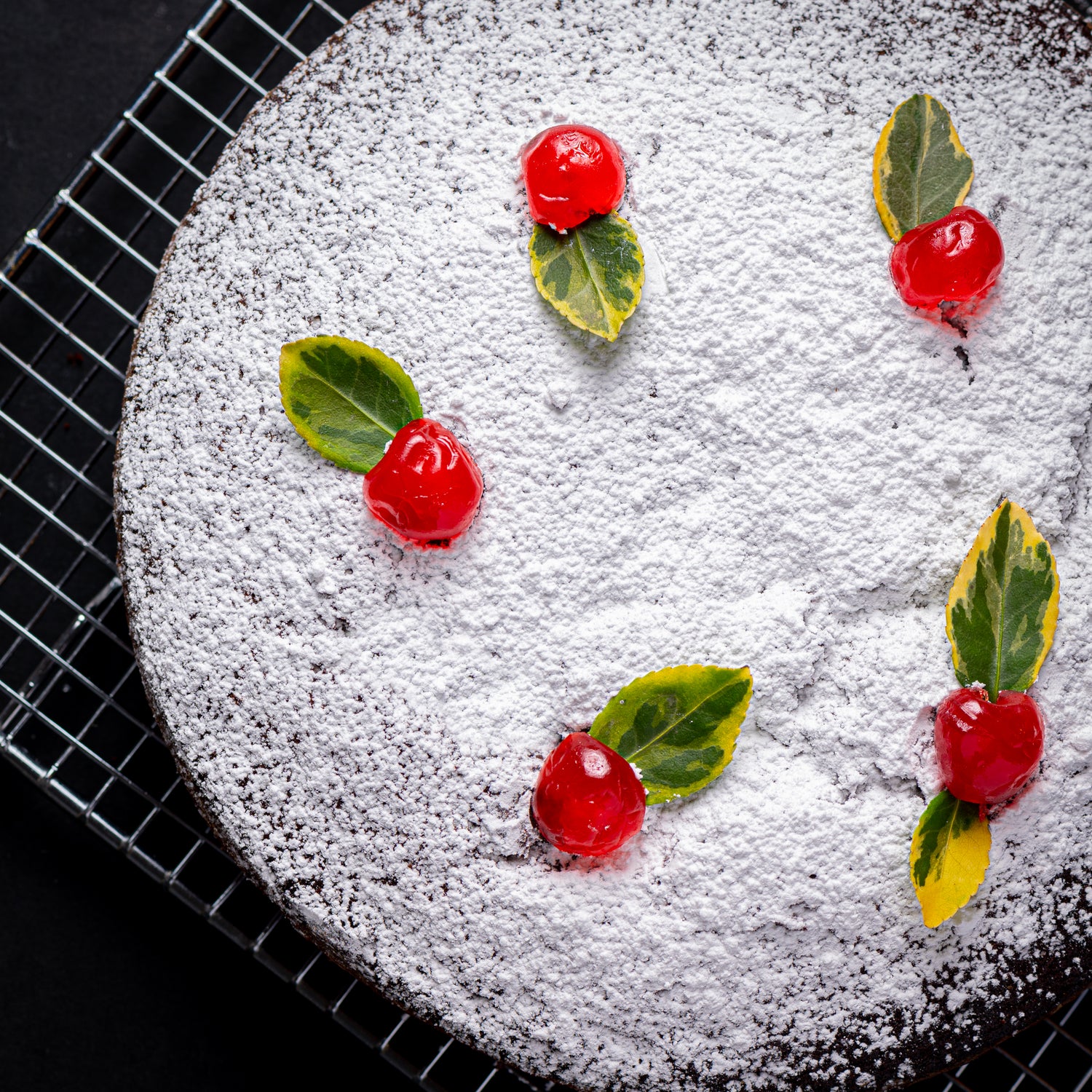 Torta Negra Navideña